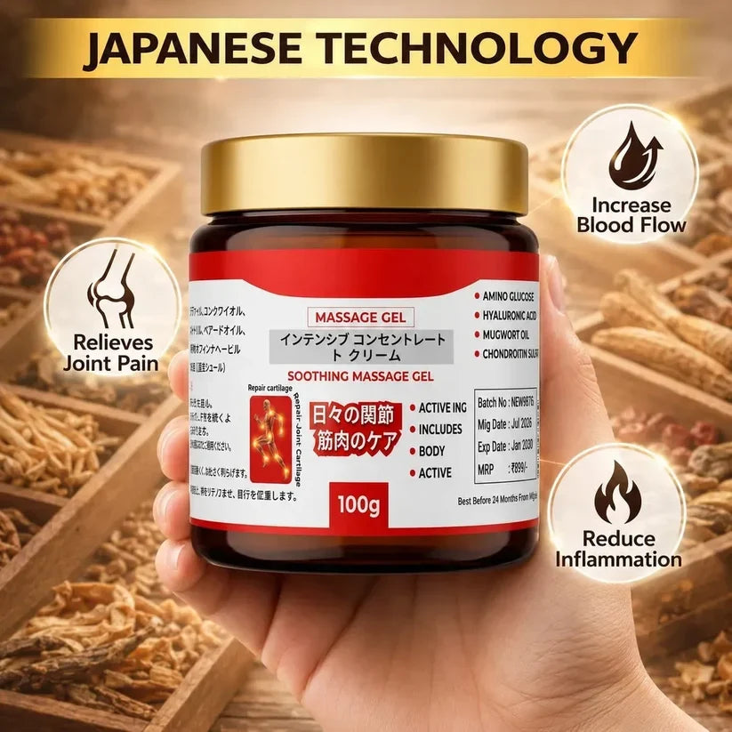 Japanese instant pain relief soomthing massage gel(Pack of 2)
