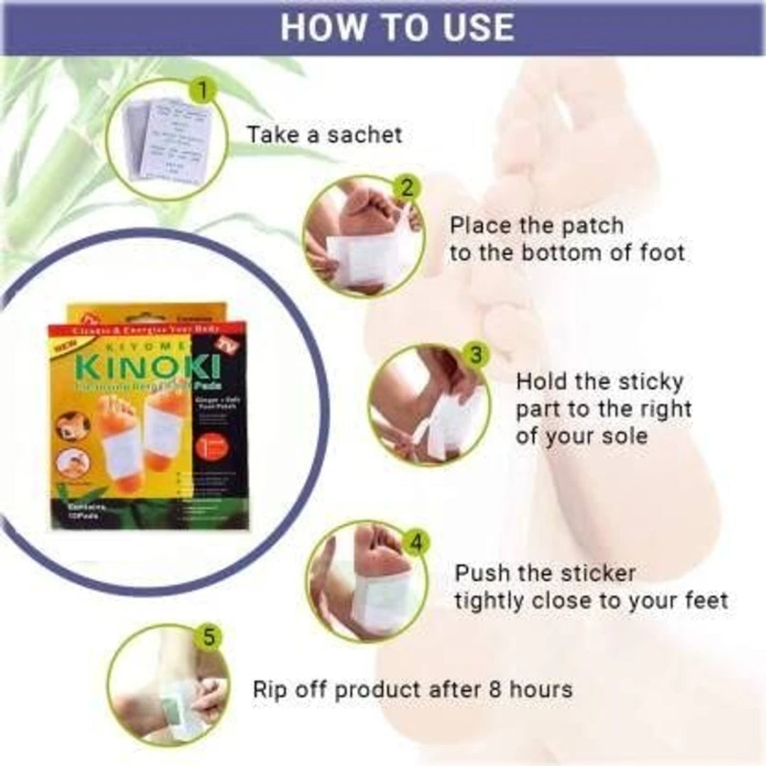Kinoki body detox foot patch